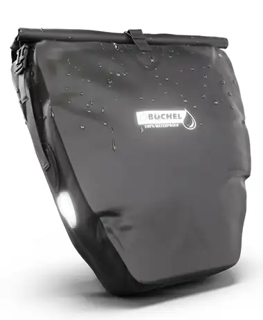 Büchel, alforja impermeable de 25,4 L para portaequipajes